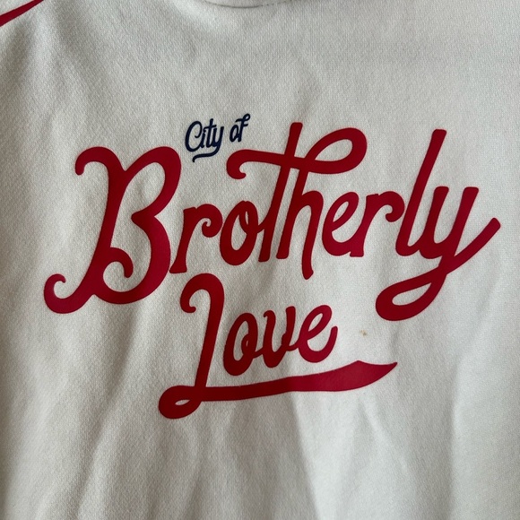 Authentic NBA Nike Philadelphia 76ers Men’s White Hoodie City Edition - Picture 2 of 10